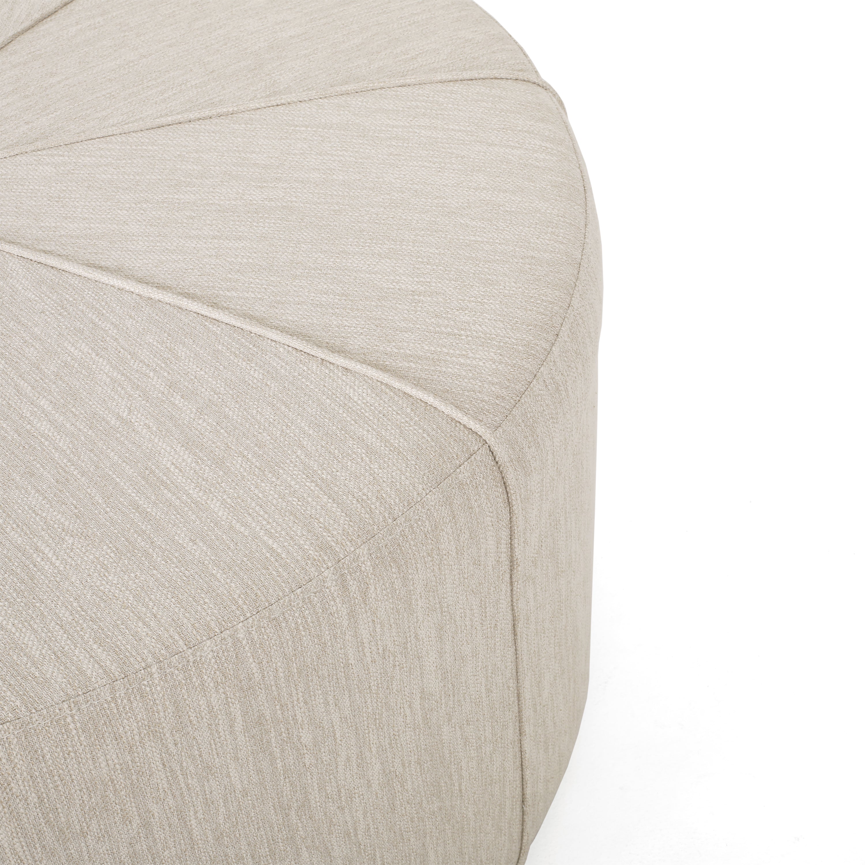 Gowen Fabric Upholstered Round Ottoman