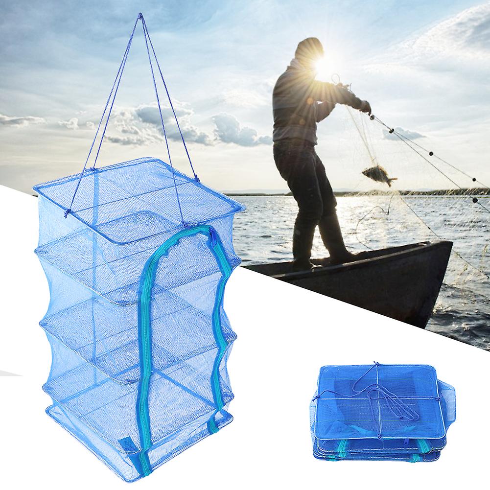 Collapsible Mesh Hanging Drying Rack Net Anti Fly Cage Dry Food Storage Carrying Bag(35cm )