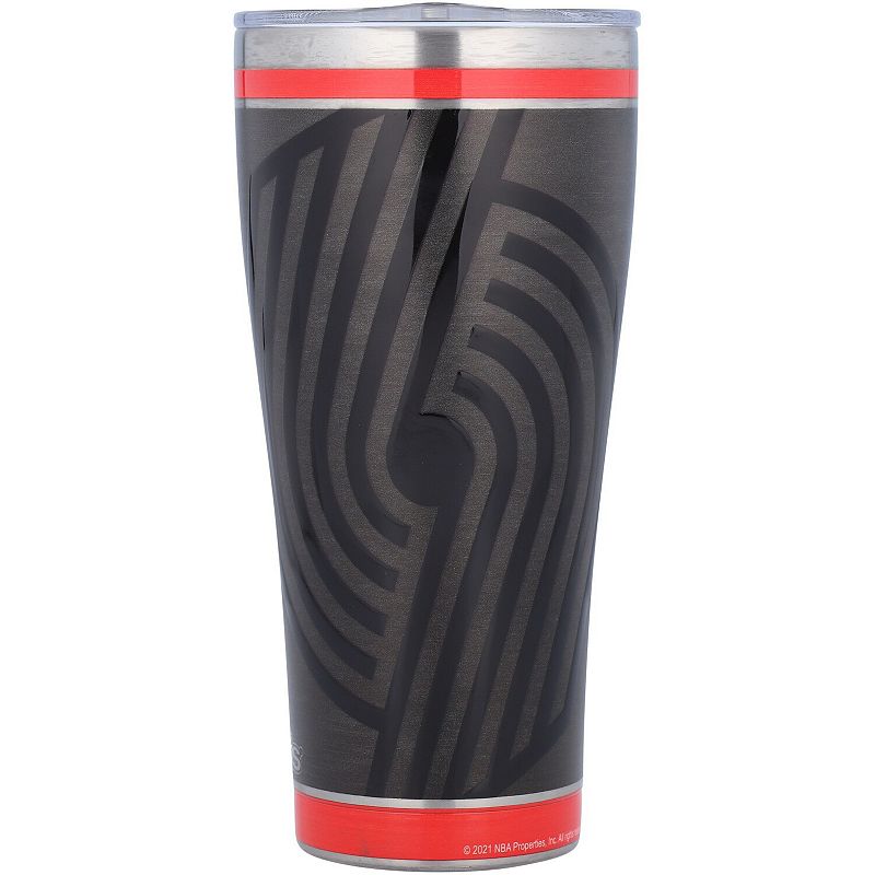 Tervis Portland Trail Blazers 30oz. Blackout Stainless Steel Tumbler