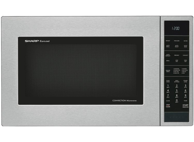 Sharp 1.5 Cu. Ft. Stainless Steel Carousel Convection Microwave Oven