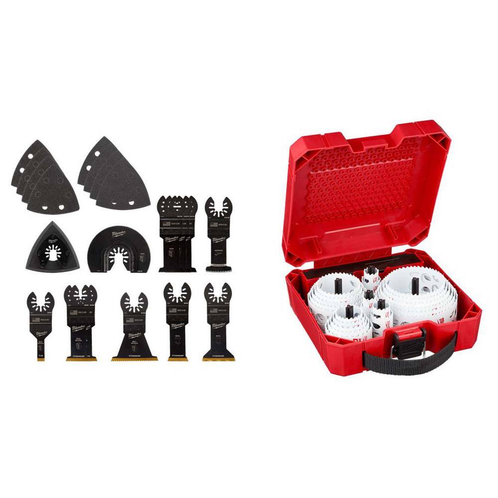 MW Oscillating Multi-Tool Blade Kit  Hole Dozer Bi-Metal Hole Saw Set (48-Piece) 49-10-9920-49-22-4185