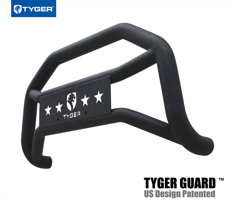 Tyger Auto TG-GD6D60068 Front Bumper Guard Compatible with 2009-2018 Ram 1500; 2019-2023 1500 Classic (Exclude Rebel and Warlock models.) | Textured Black | Light Mount | Bull Bar