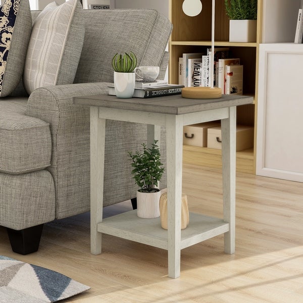 Furniture of America Lanningham Rustic 19-inch 1-shelf Side Table