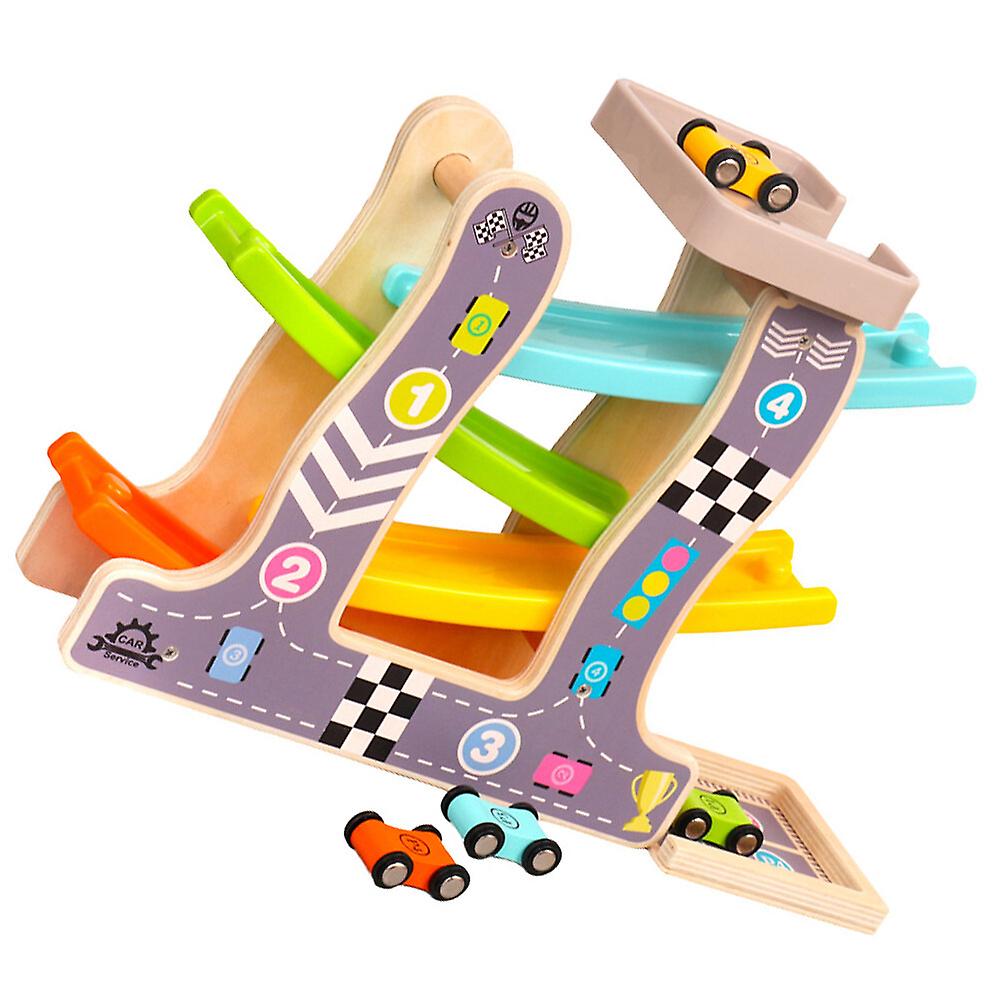 1 Set Track Car Toy Children's Interactive Plaything Early Educational Toy