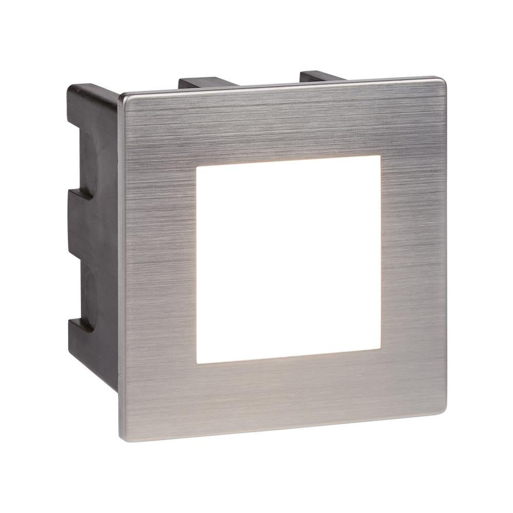 Searchlight 0761 Ankle LED Stainless Steel Outdoor Square Recessed Light 8cm