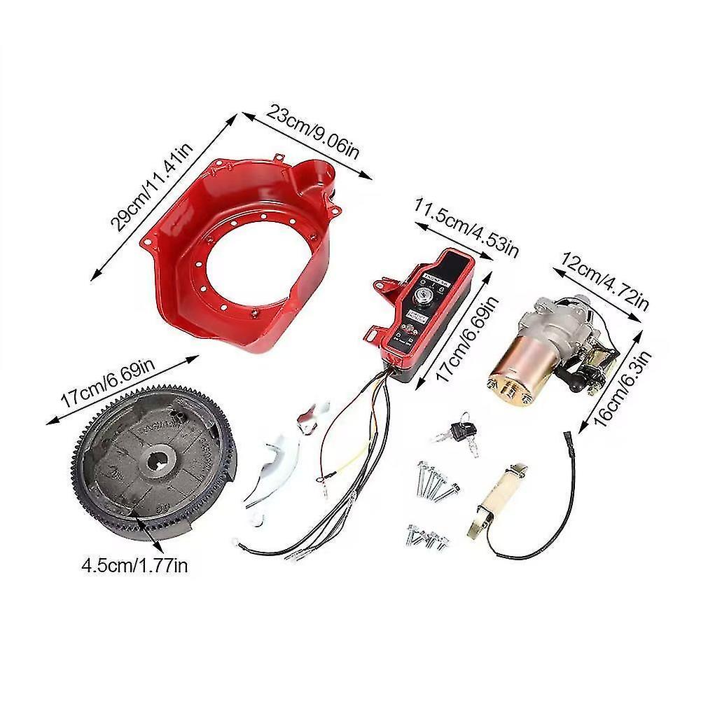 Electric Start Kit Starter Motor Switch Gx160 Gx200