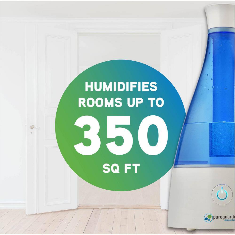 Pure Guardian H940 30-Hour Ultrasonic 0.5 Gal. Cool Mist Humidifier H940AR