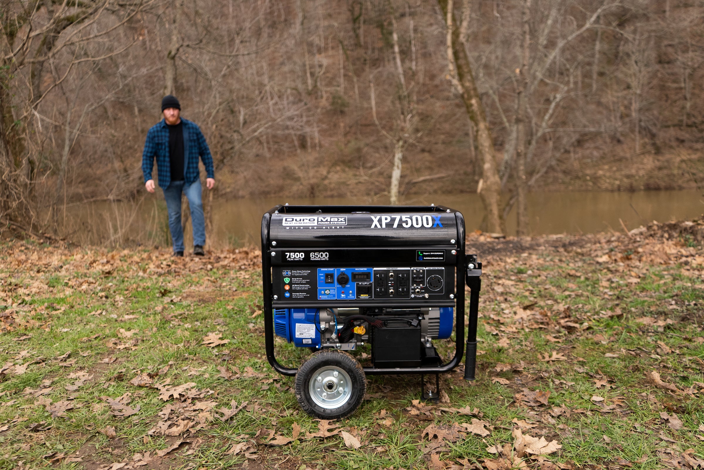 7,500 Watt Gasoline Portable Generator w/ CO Alert