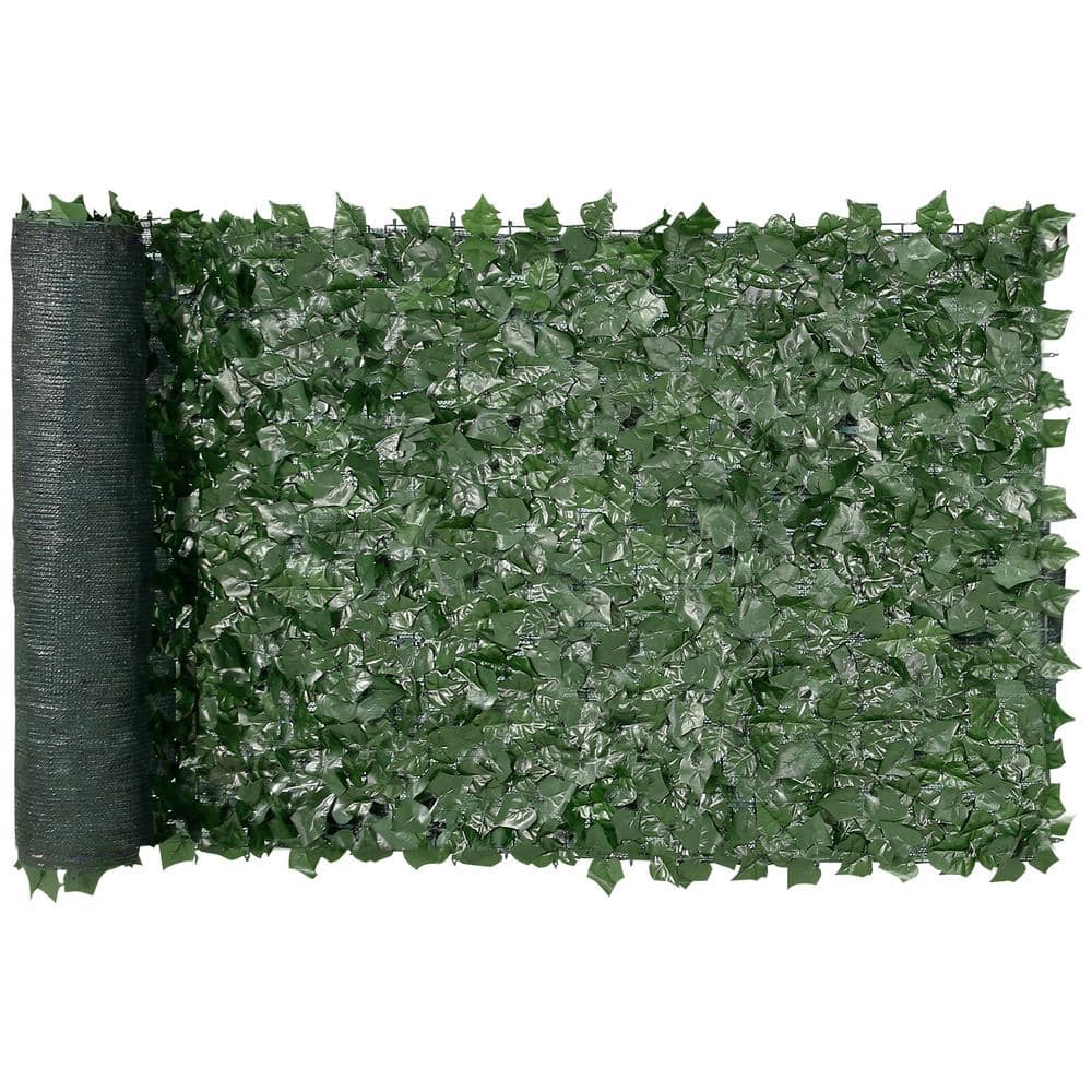 VEVOR Ivy Privacy Fence 39 x 98 in. Artificial Green Wall Screen Greenery Ivy Fence Faux Hedges Vine Leaf Decoration WLSRZ39X981PCJ3ZJV0