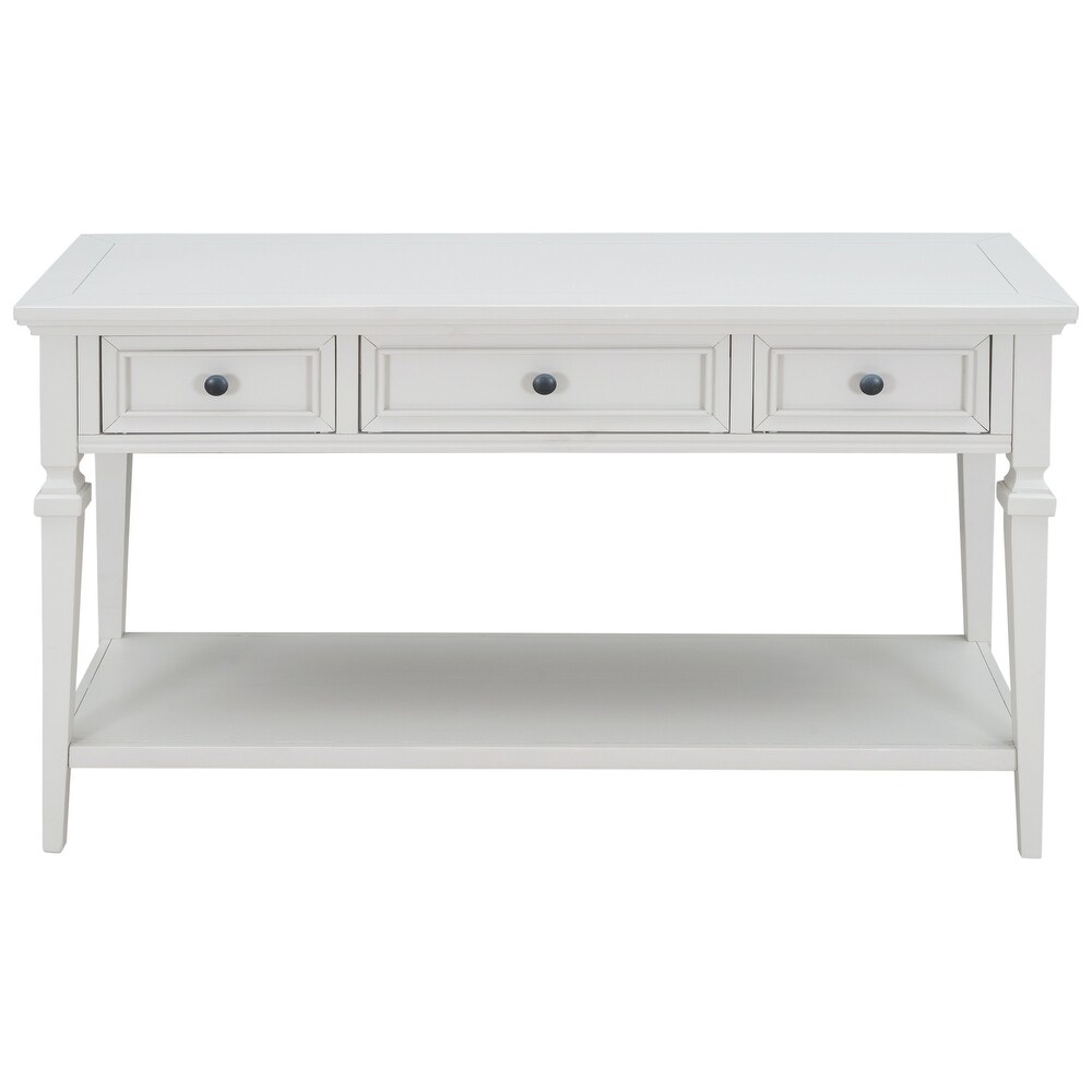 Console Table with Three Top Drawers