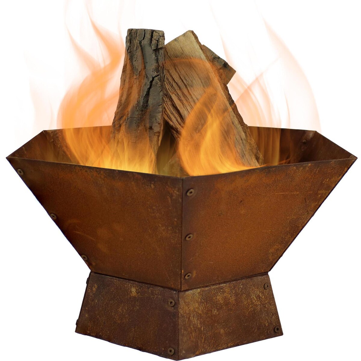 Ultimate Patio 24-Inch Steel Wood Burning Fire Pit