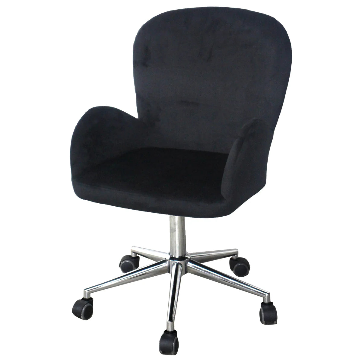 IVFC-IPS223-WHTV | Colette Swivel Vanity Chair