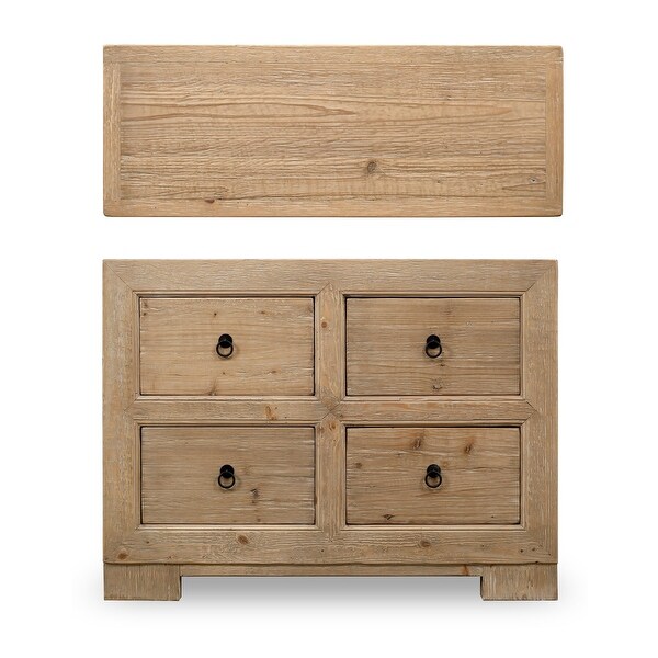 Artissance Capri Chest of Drawers Weathered Natural Pine 47x18x35H