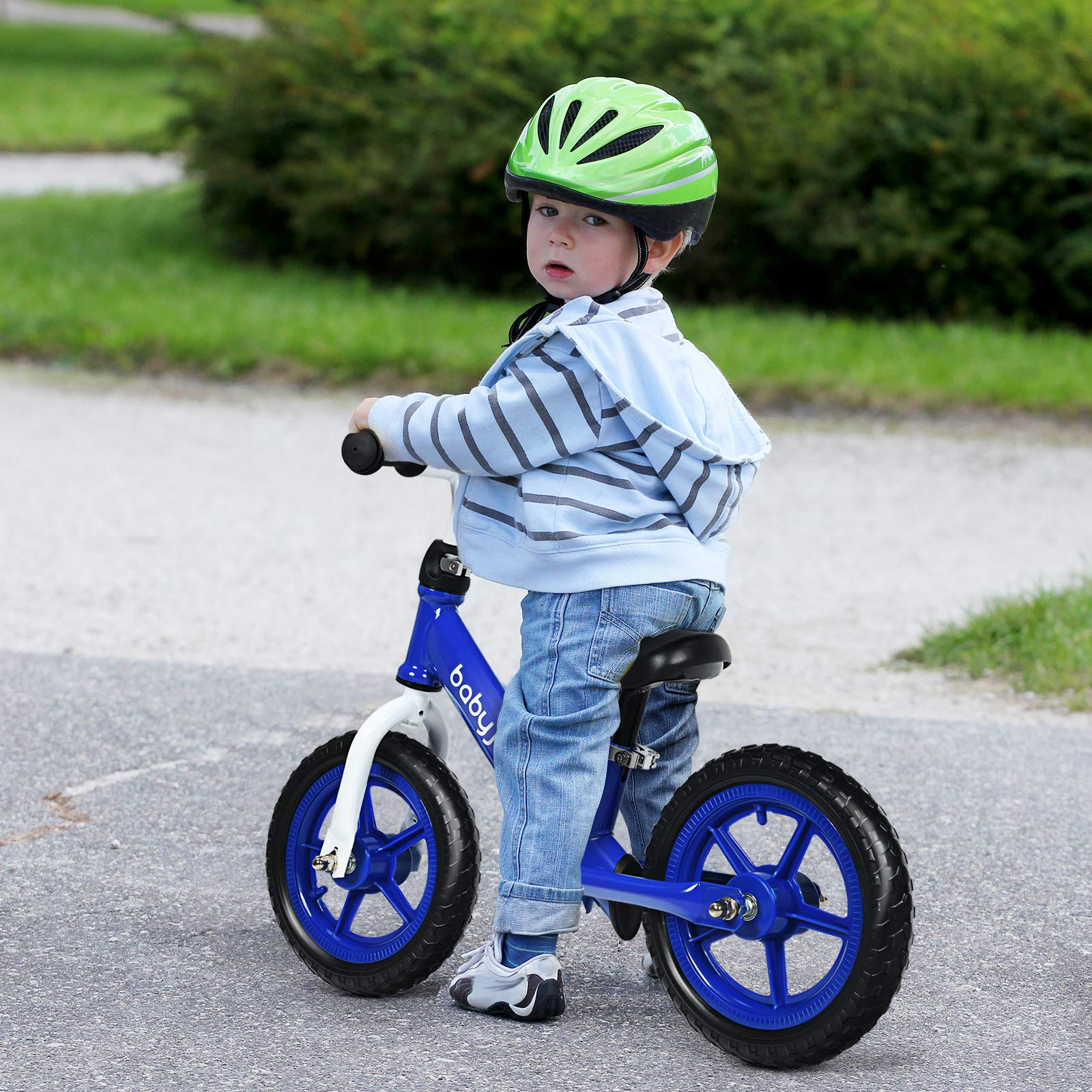 Baby Joy Lightweight Balance Bike, Kids No Pedal Training Bicycle w/ 12-Inch Wheels