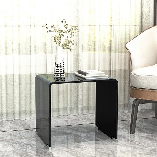 Whole Tempered Glass Side Table