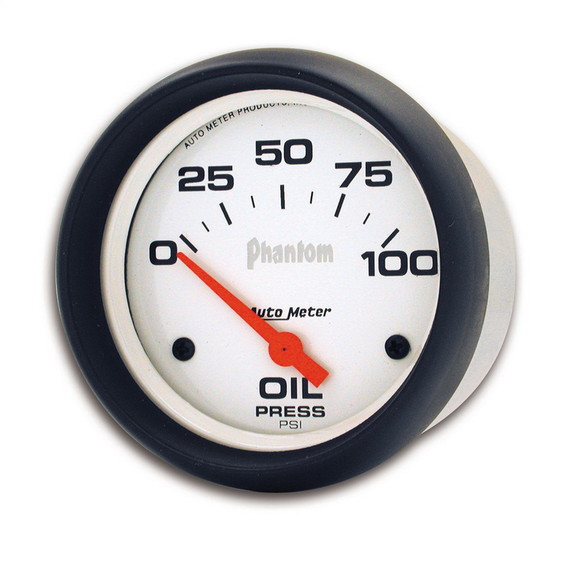 Auto Meter 5827 Phantom Oil Pres 0 100Psi