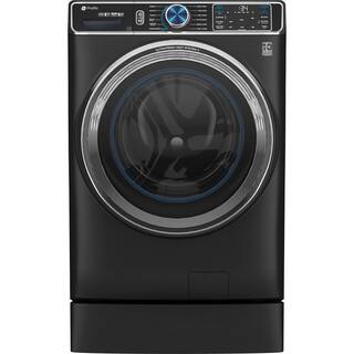 GE Profile 28 in. Wide Laundry Riser with 7 in. Height in Carbon Graphite GFR0728PTDS