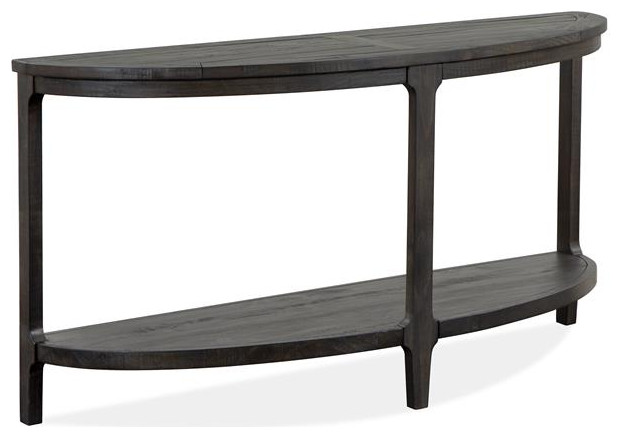 Magnussen T5263 Boswell Demilune Sofa Table   Transitional   Console Tables   by Homesquare  Houzz