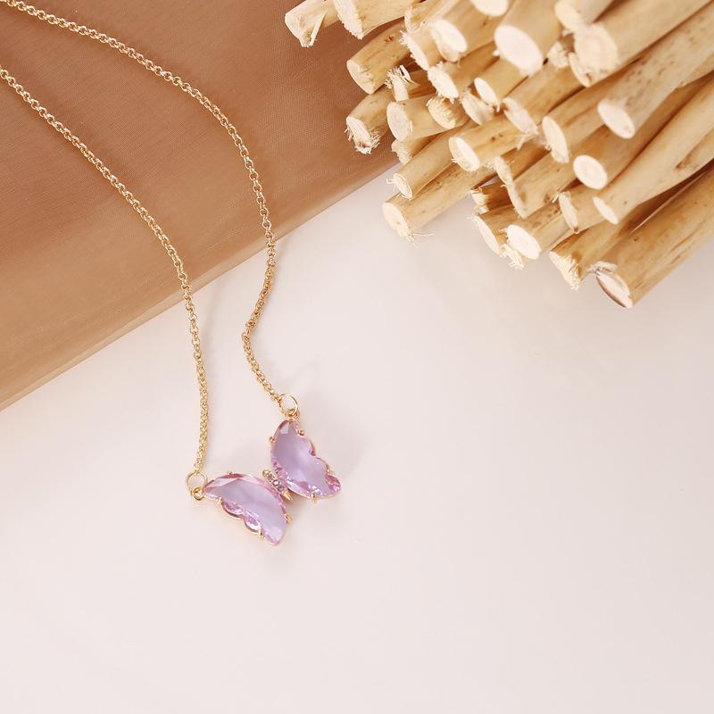 Fashion and Fresh Butterfly Necklace and Ring