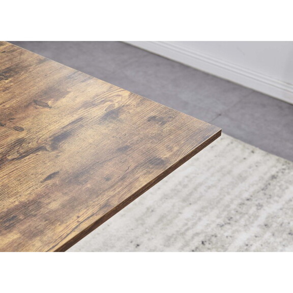 Rectangle MDF Dining Table  Printed Walnut Table T...