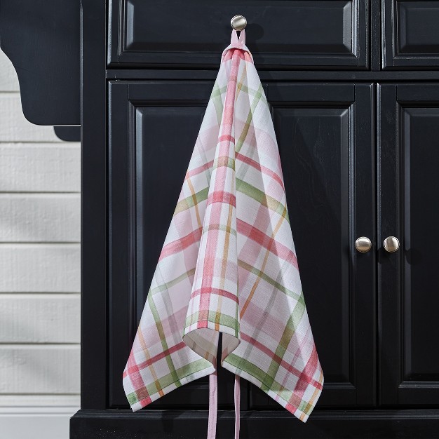 Split P Bella Watercolor Plaid Dishtowel Apron