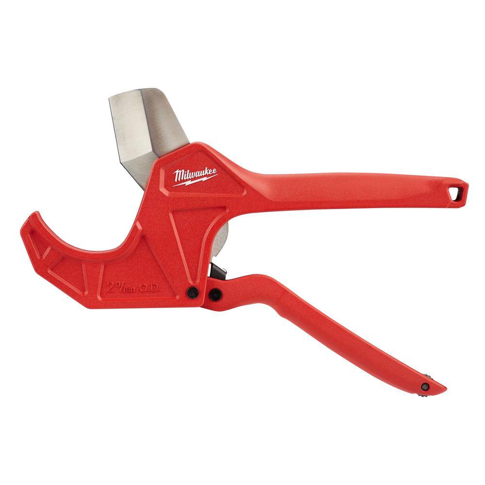 MW 1-58 in. Ratcheting Pipe with 1 in. Pex Tubing Cutter Mil (2-Piece) 48-22-4210-48-22-4204