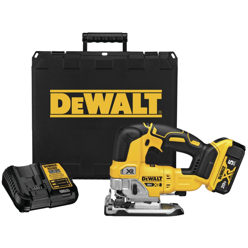 DEWALT XR 20-Volt Max Brushless Variable Speed Keyless Cordless Jigsaw (Battery Included) Kit ;