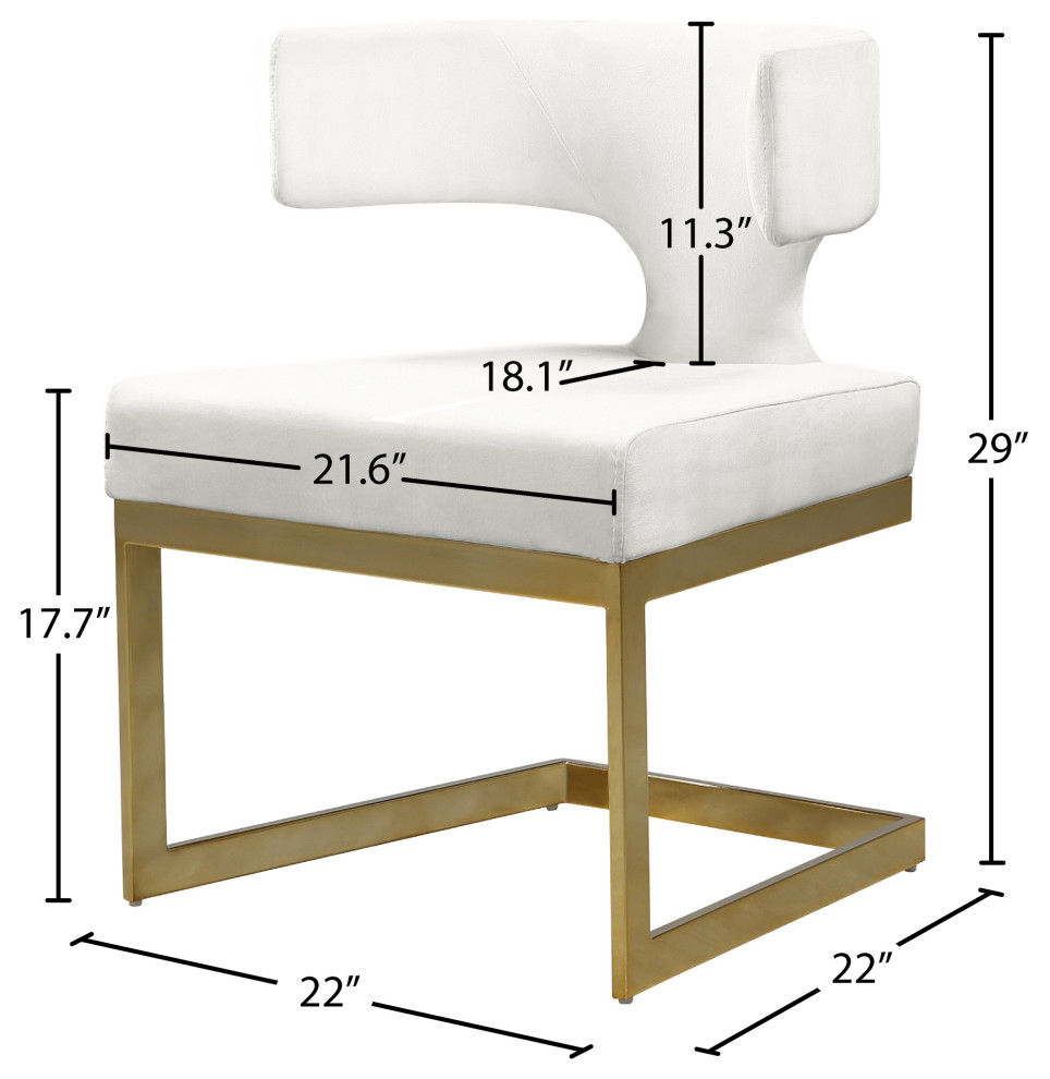 The Eve Dining Chair   Contemporary   Dining Chairs   by Meridian Furniture  Houzz