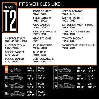 Budge Lite 197 in. x 60 in. x 56 in. Size T2 Truck Cover TB-2