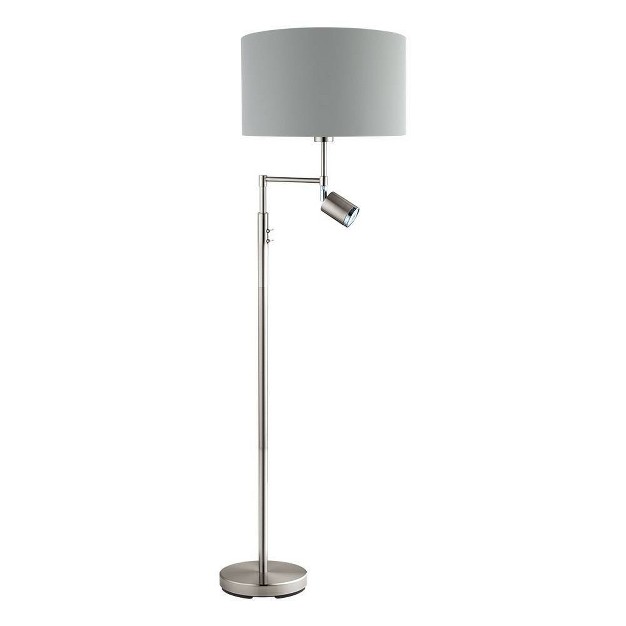 Santander Floor Lamp Matte Nickel gray Eglo