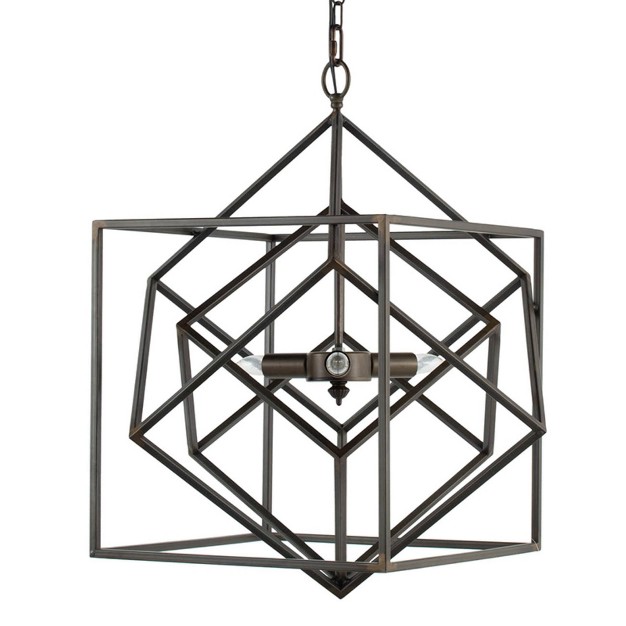 Takio Chandelier Matte Black A amp b Home