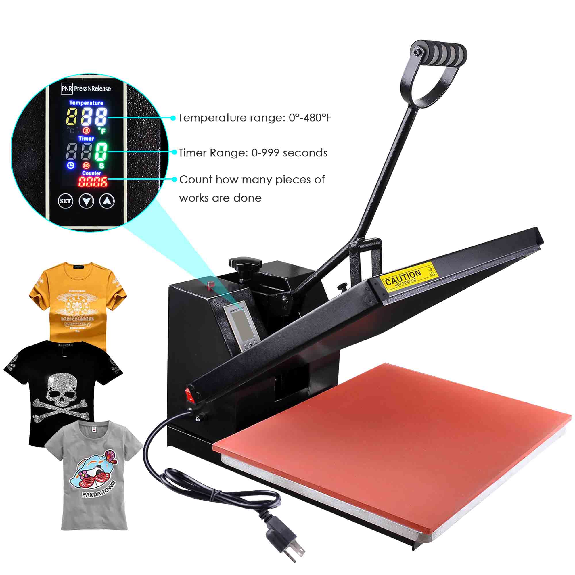 Yescom Digital Heat Sublimation Transfer Press Machine 16x20 inch