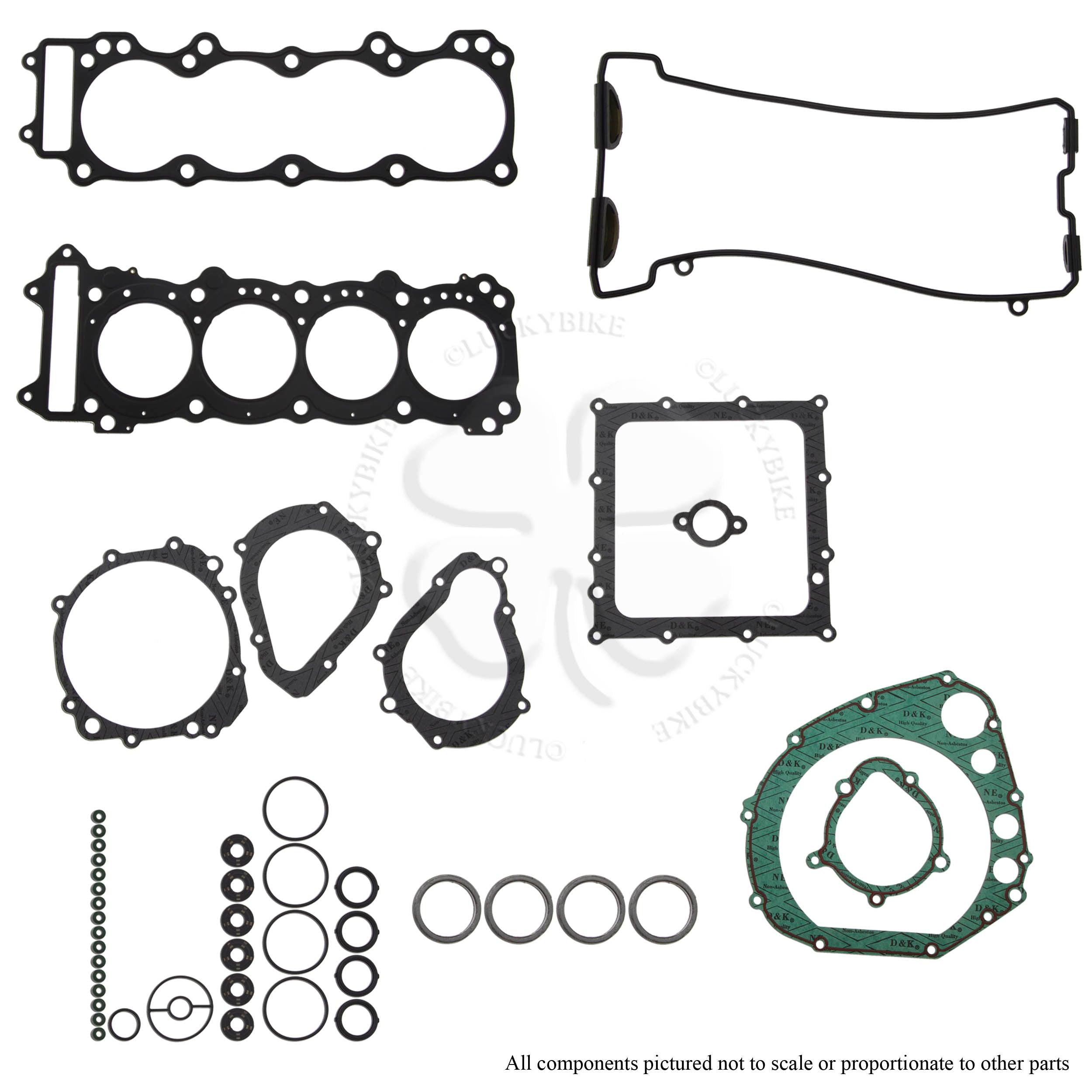 Complete Engine Gasket Kit Suzuki 1996 1997 1998 1999 GSXR 750 Head Upper Bottom