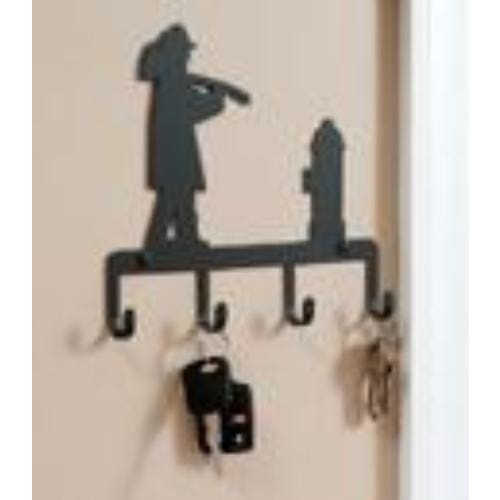 Village Wrought Iron KH 15 Fireman   Key Holder