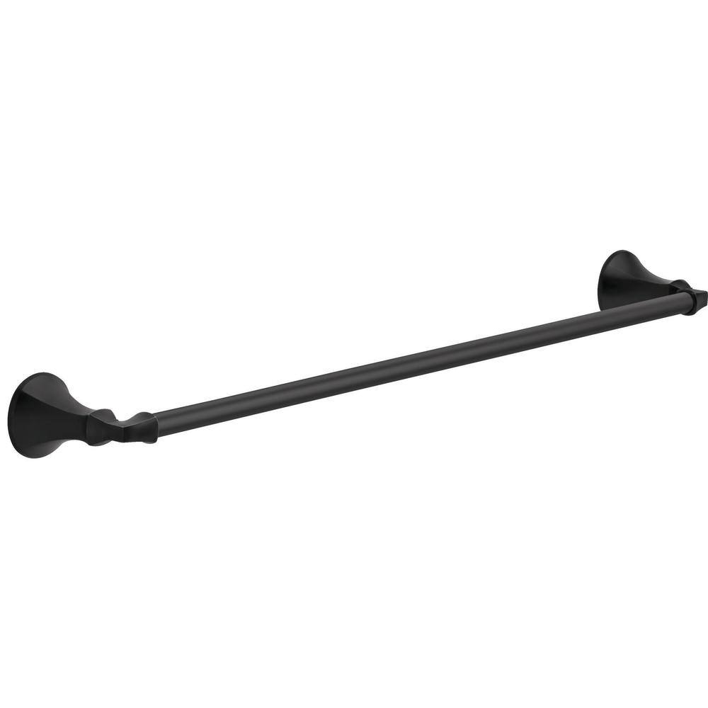 Delta Ashlyn 24 in. Towel Bar in Matte Black 76424-BL