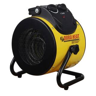 DuraHeat 1500-Watt Portable Electric Space Heater with Pivoting Base EUH1500