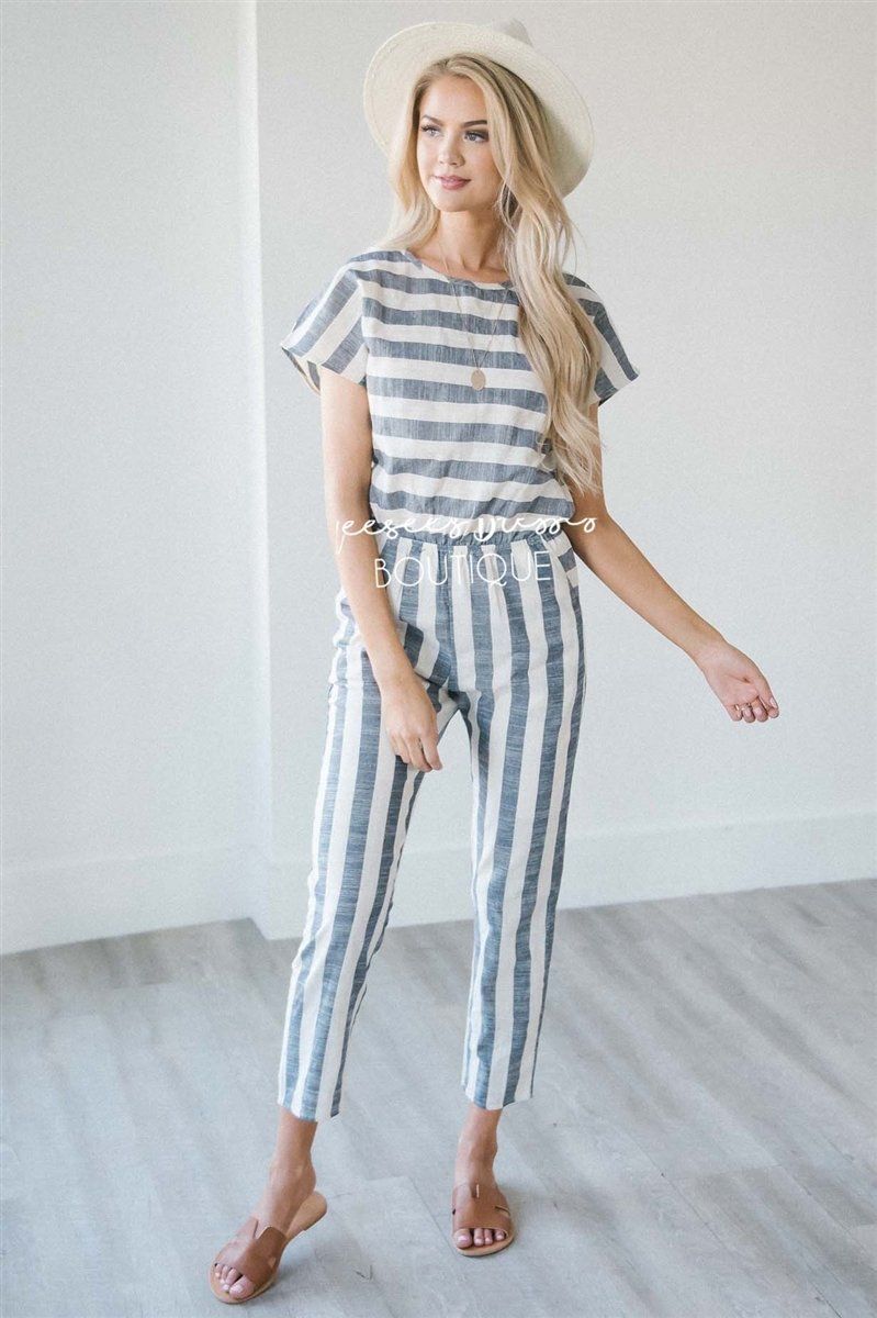 The Shelby Striped Jumpsuit