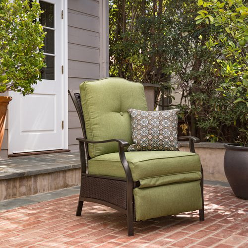 Better Homes & Gardens Providence with Cushion Wicker Outdoor Lounge Chair - Green