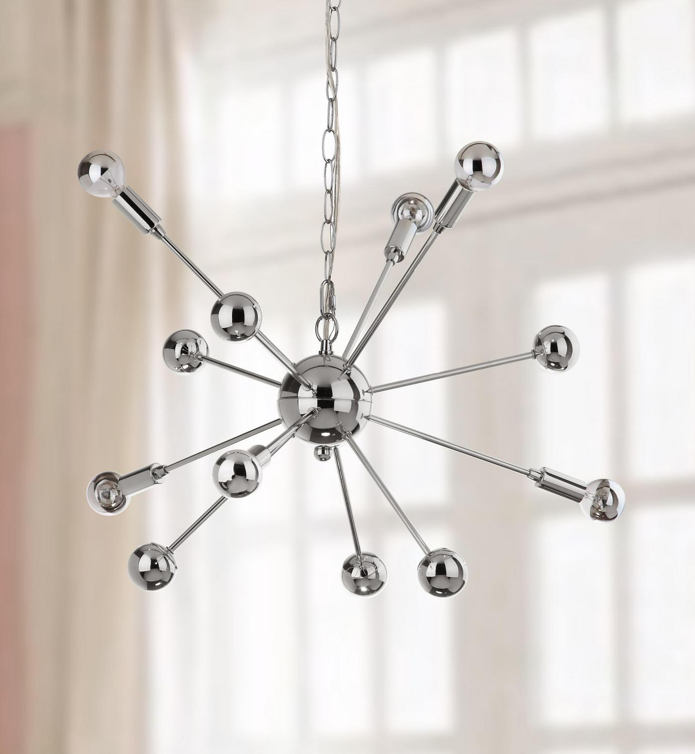 Safavieh Matrix Sputnik 6 Light Chrome 24.75 in. Dia. Pendant