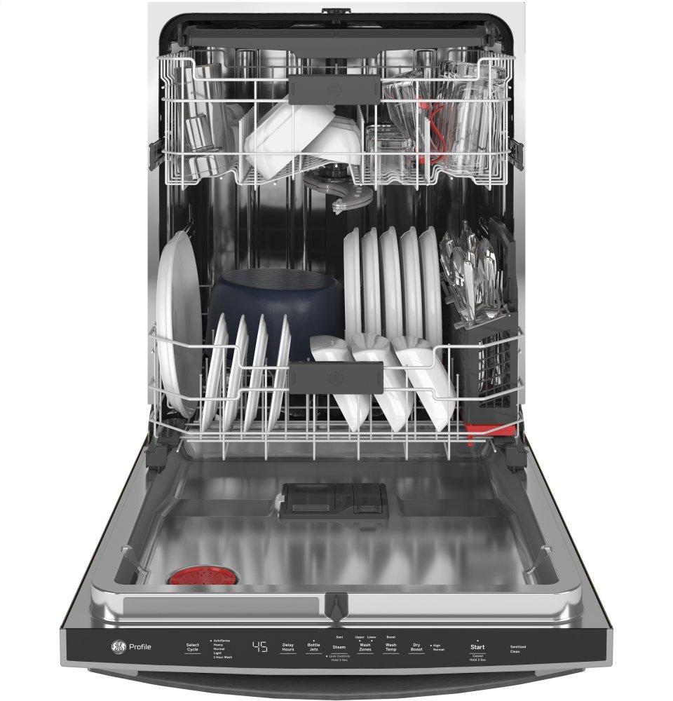 Ge Appliances PDT715SMNES Ge Profile™ Top Control With Stainless Steel Interior Dishwasher With Sanitize Cycle & Dry Boost With Fan Assist