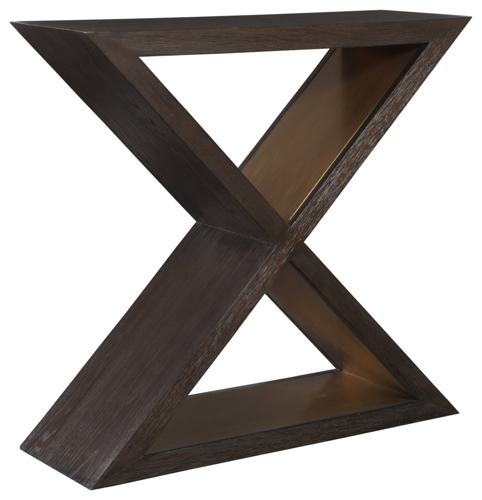 Verbatim X Console   Contemporary   Console Tables   by Lexington Home Brands  Houzz