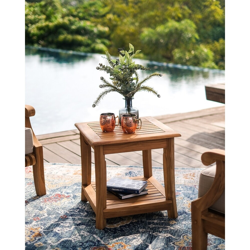 Cambridge Casual Chara 3 piece Outdoor Teak Wood Chat Set