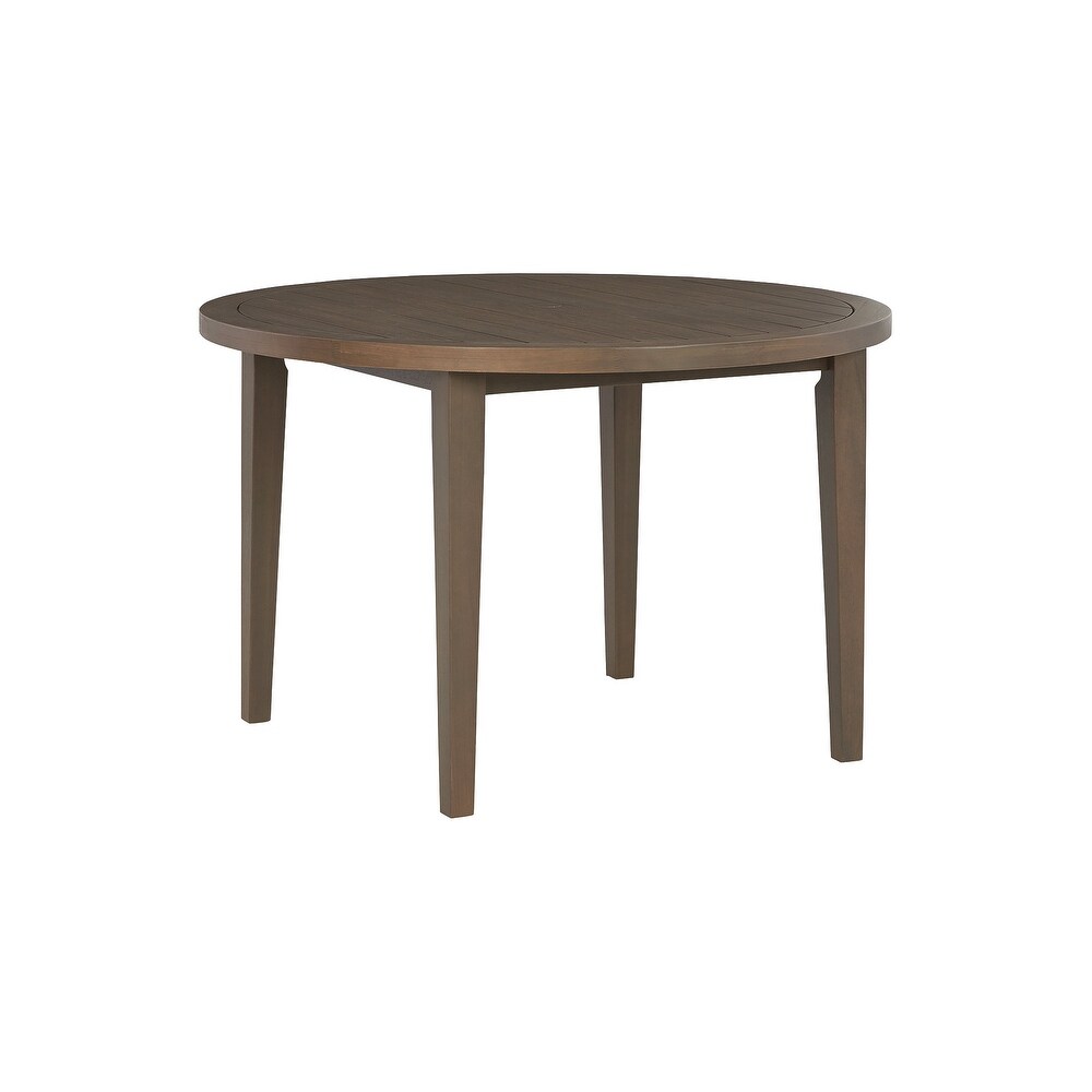 Germalia Round Dining Table with Umbrella Option   47\