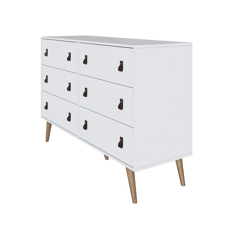 MANHATTAN COMFORT Amber Double 6-Drawer Dresser