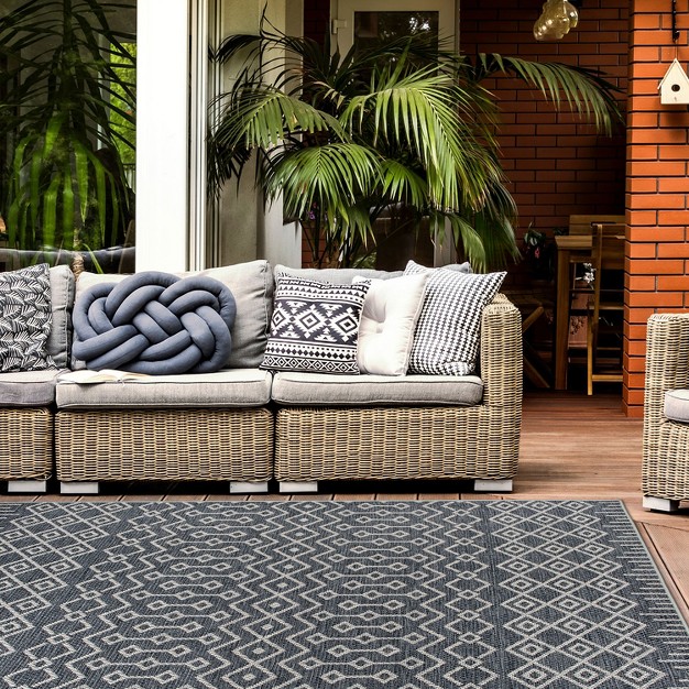 World Rug Gallery Trellis Bohemian Indoor outdoor Area Rug