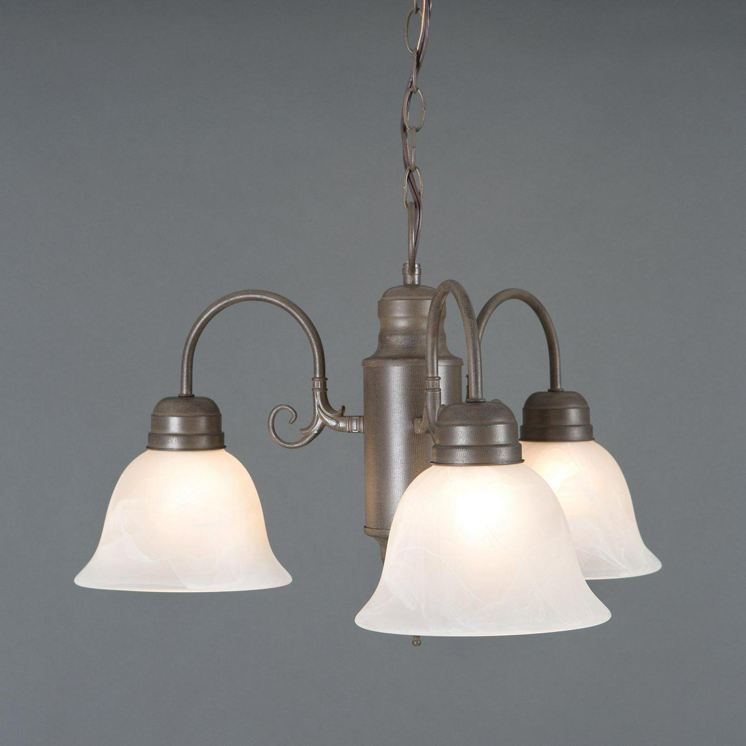 Manzanita Collection Three Light Chandelier