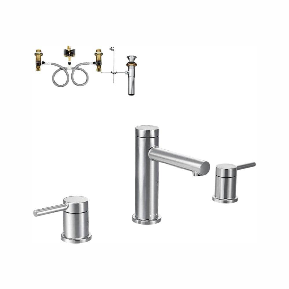 MOEN Align 8 in Widespread 2Handle Bathroom Faucet Trim Kit in Polished Chrome