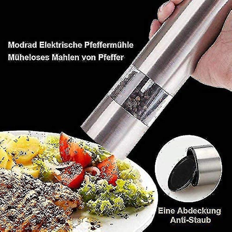 Salt And Pepper Mill Electric Salt Mill Stainless Steel Spice Mill Ceramic Grinder Salt And Pepper M