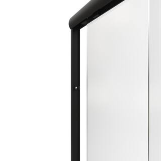 TOOLKISS 56 in. - 60 in. W x 72 in. H Sliding Framed Shower Door in Matte Black with Clear Glass TK19118MB