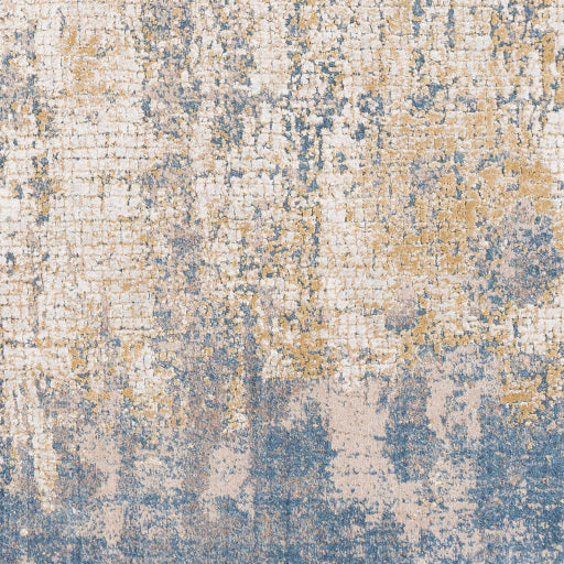 Aisha Viscose Distressed Sky Blue Rug